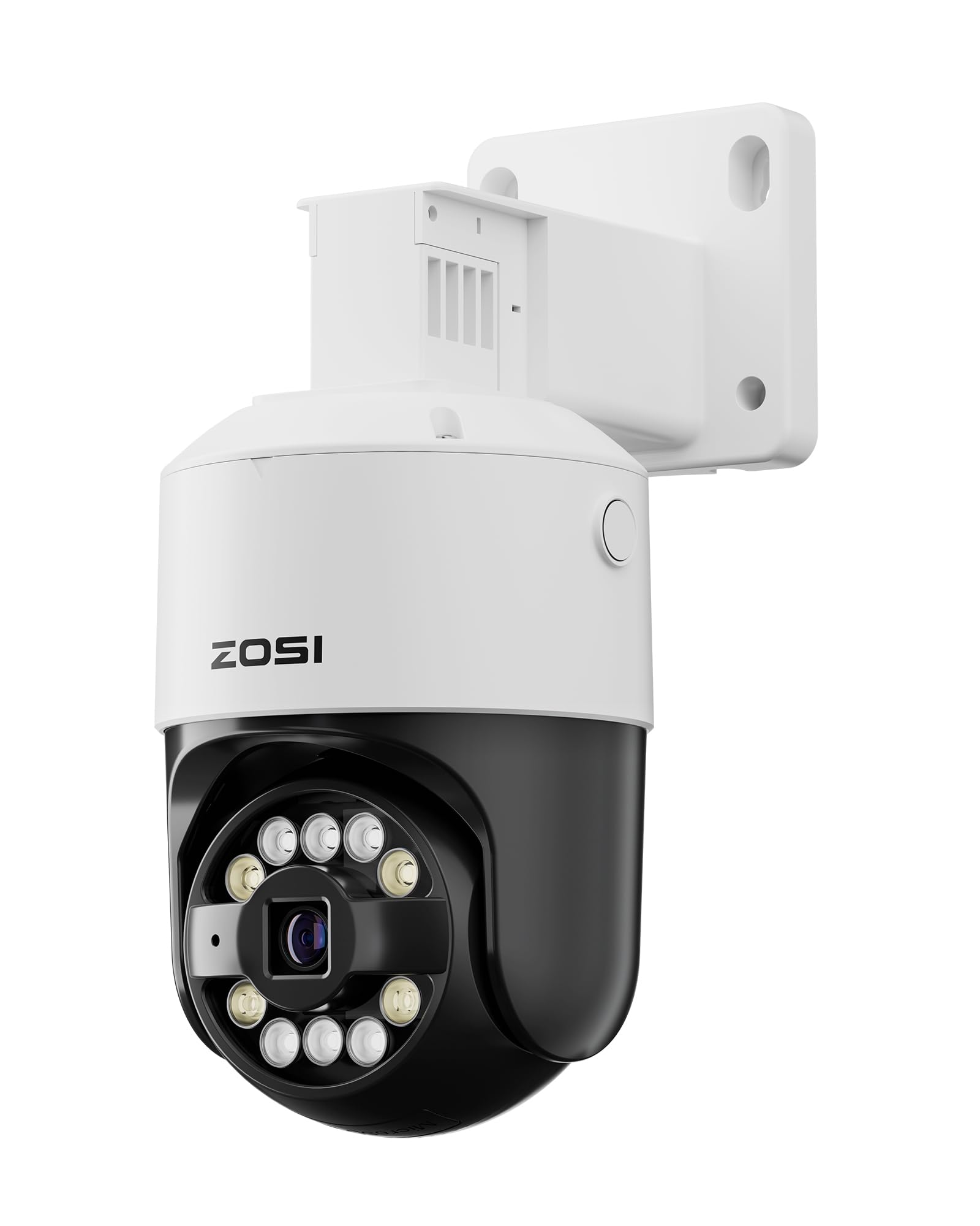 ZOSI 4K 8MP PoE kamera monitoringowa zewnętrzna, obracana o 355°/140° Ai