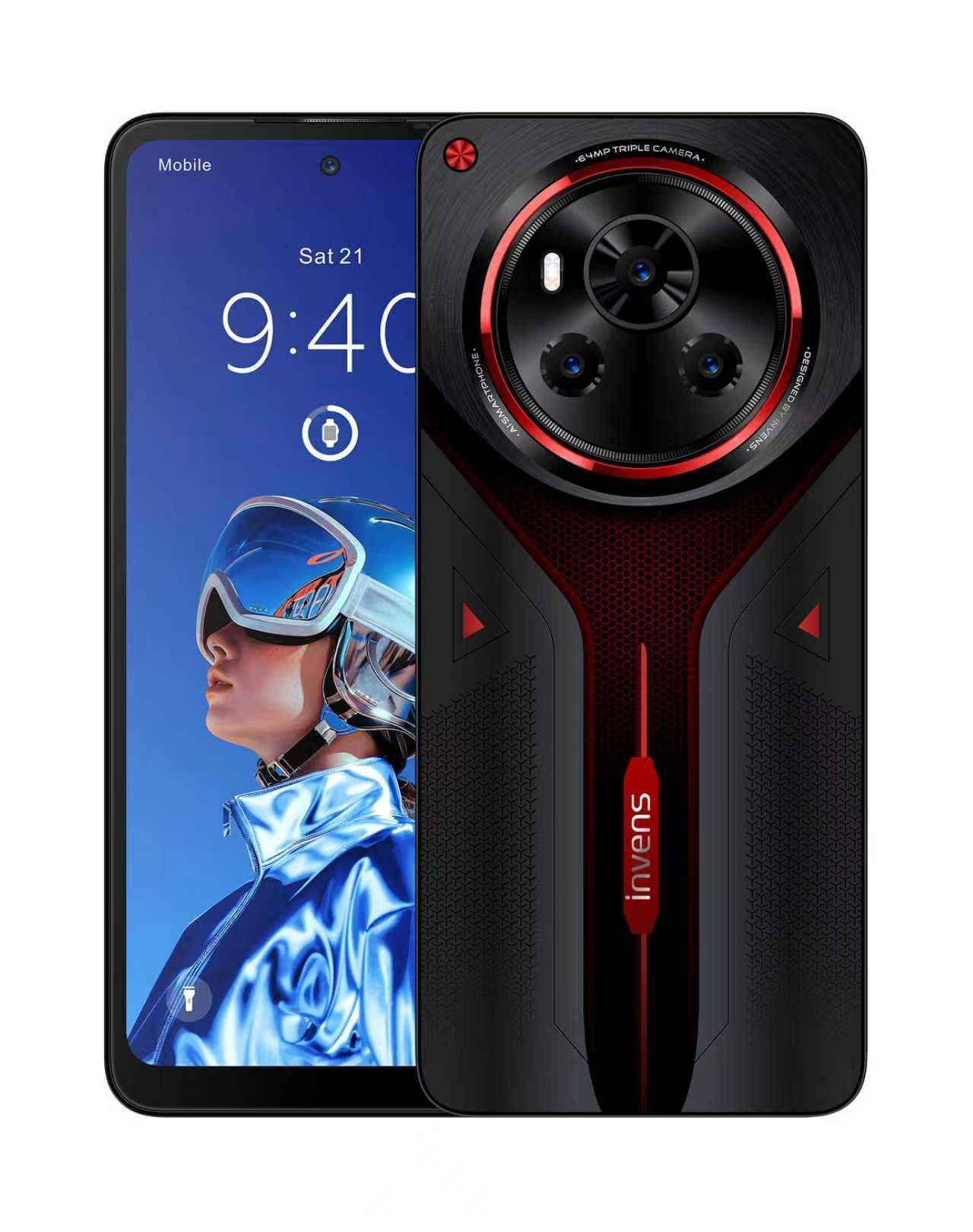 invens Telefony komórkowe ULTRA 13P, smartfon z systemem Android 15, 16 GB + 128 GB/1 TB, aparat 64 MP + 16 MP