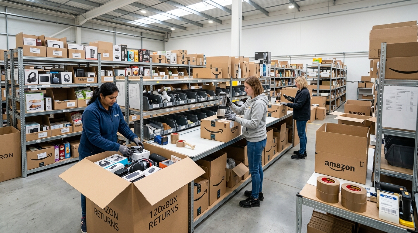 Kulisy hurtowni zwrotów Amazon – jak działa Returnz.pl | Customer Returns i Overstock w najlepszych cenach