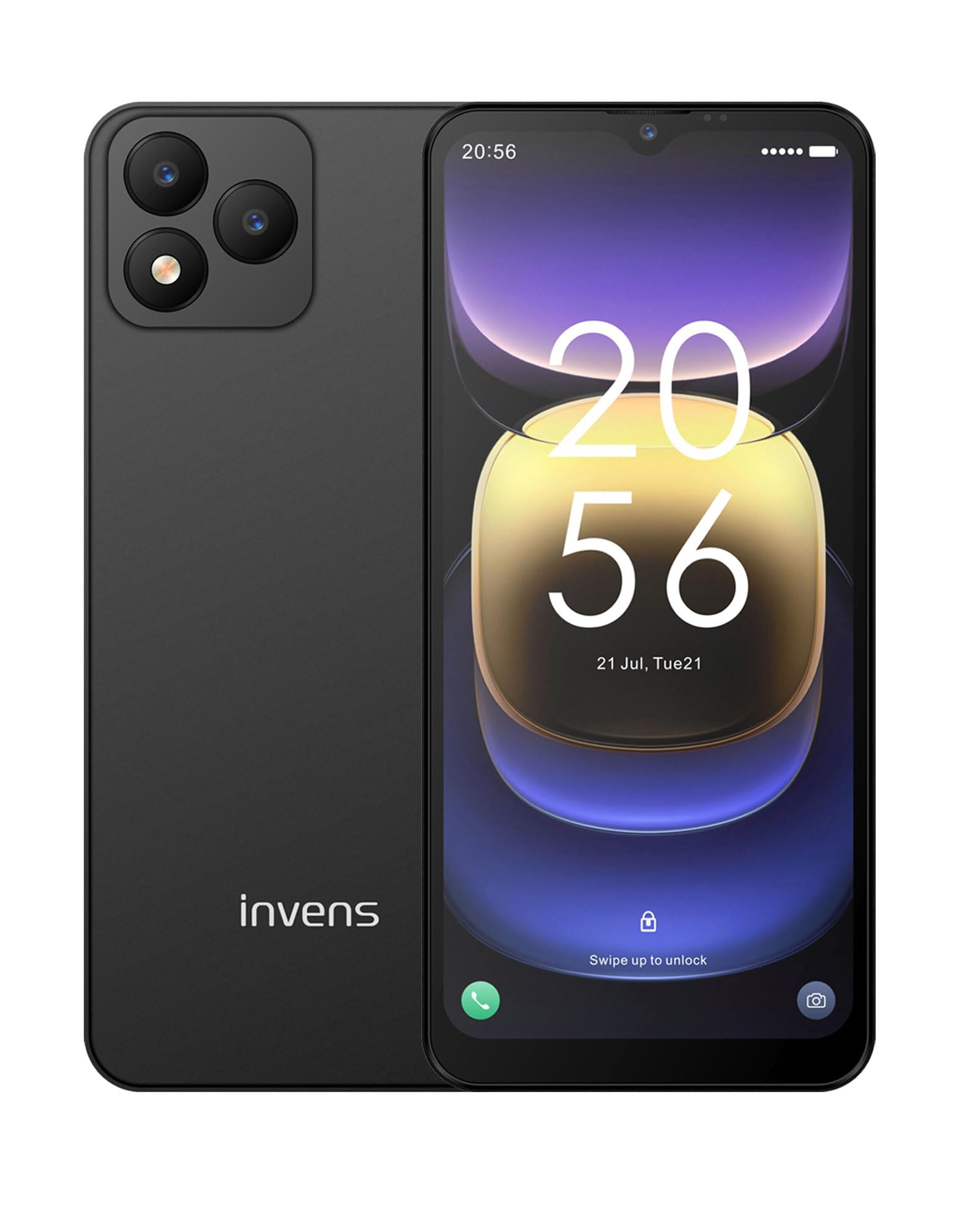 invens NOTE TK01 Unlocked 4G Smartphone, Android 12 Mobile Phone, 6.6" HD+ Display