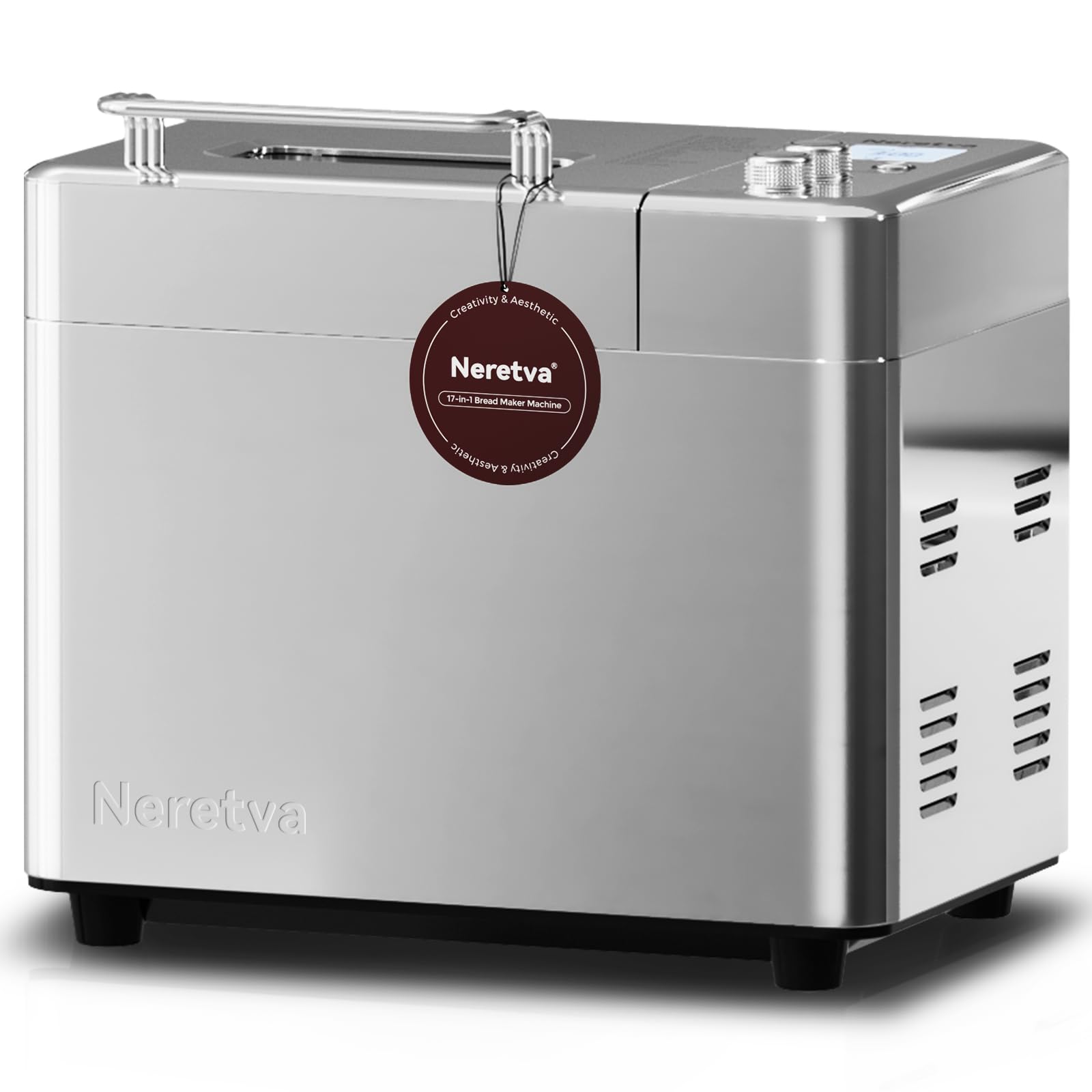 Neretva Automat do pieczenia chleba, 17 programów i pojemność 1 kg, z automatycznym dozownikiem orzechów