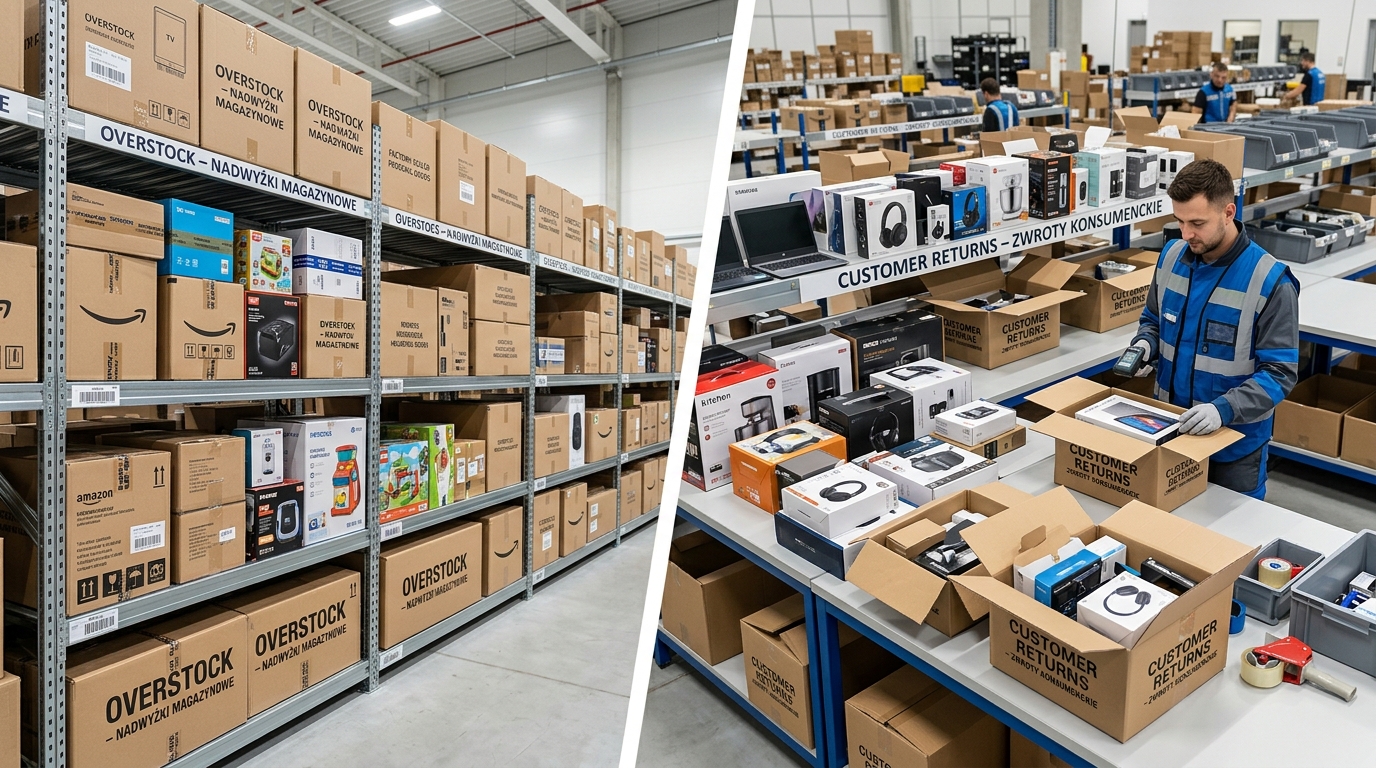 Nadwyżki Magazynowe Overstock vs Customer Returns – Kluczowe Różnice | Returnz.pl