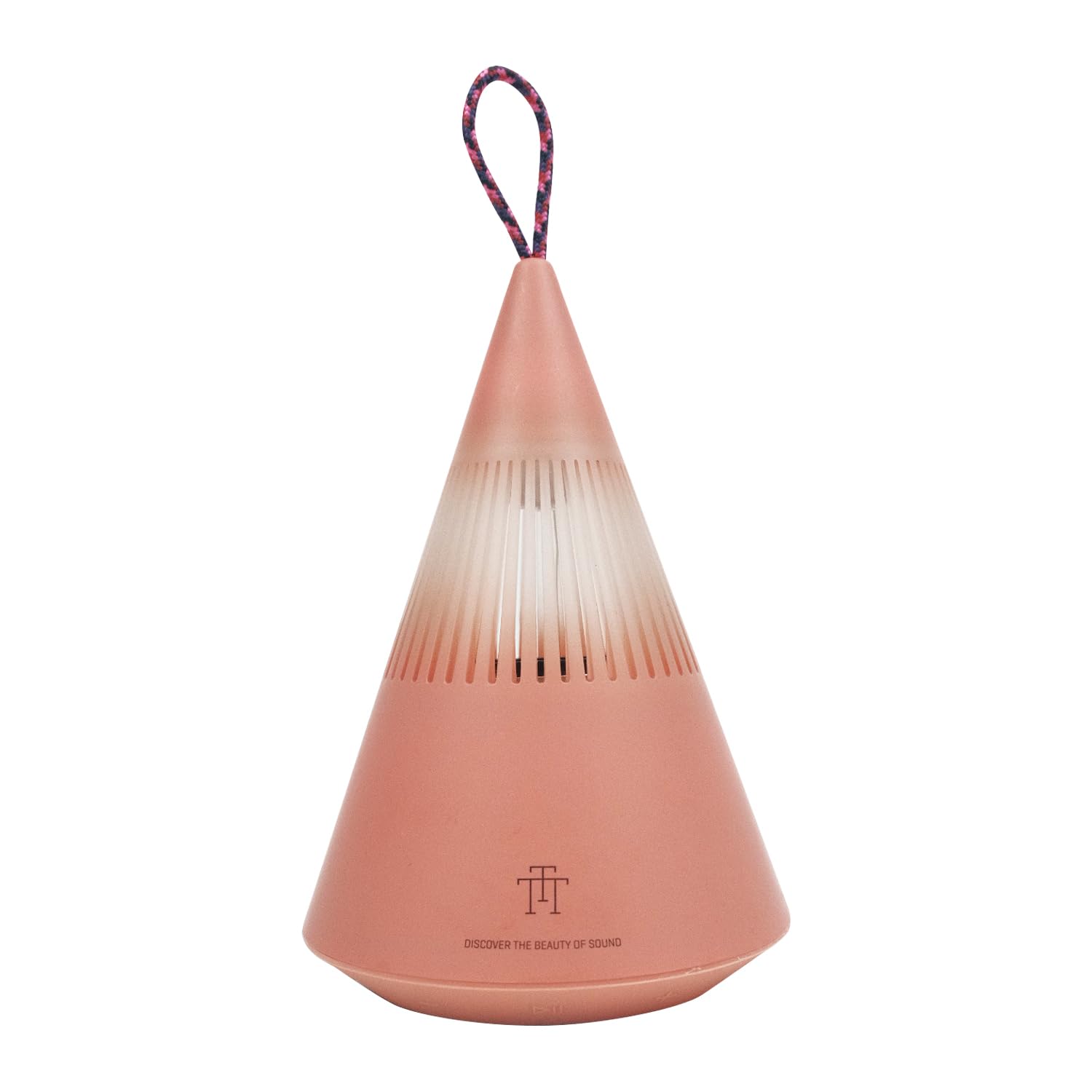 Tresound Q Bluetooth Speaker 5.3 Outdoor Waterproof IPX67, TWS Stereo, Torch Flame Atmosphere Light, Torch Flame, Ideal for Camping, Garden, Patio, Parties (Red)